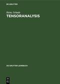 Cover: Tensoranalysis - De Gruyter