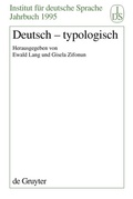 Cover: Deutsch - Typologisch - De Gruyter