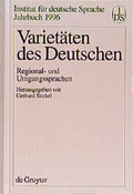 Cover: Variet&auml;ten des Deutschen - De Gruyter