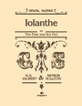 Cover: Iolanthe (Vocal Score) - Faber Music Ltd