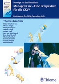 Cover: Managed Care - Eine Perspektive f&uuml;r die GKV? - Thieme
