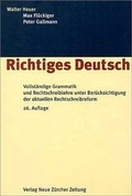 Cover: Richtiges Deutsch - NZZ Libro ein Imprint der Schwabe Verlagsgruppe AG