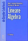 Cover: Lineare Algebra - De Gruyter