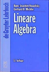 Abbildung von: Lineare Algebra - De Gruyter