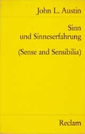 Cover: Sinn und Sinneserfahrung - Reclam