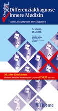 Cover: Checkliste XXL Differenzialdiagnose Innere Medizin. Kart. Sonderausg. - Thieme