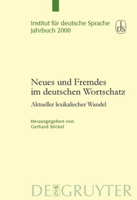 Abbildung von: Neues und Fremdes im deutschen Wortschatz - De Gruyter