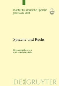 Abbildung von: Sprache und Recht - De Gruyter