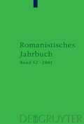 Cover: Romanistisches Jahrbuch - De Gruyter