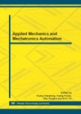 Cover: Applied Mechanics and Mechatronics Automation - Trans Tech Publications Ltd