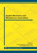 Cover: Applied Mechanics and Mechatronics Automation - Trans Tech Publications Ltd