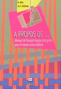 Cover: Apropos de... - Hueber Verlag