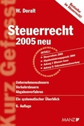 Cover: Steuerrecht 2005 neu - Manz