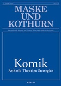 Cover: Maske und Kothurn. Internationale Beitr&auml;ge zur Theaterwissenschaft an der Universit&auml;t Wien / Komik - B&ouml;hlau