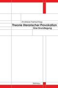 Cover: Theorie literarischer Provokation - B&ouml;hlau