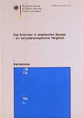 Cover: Das Ehrenamt in empirischen Studien - ein sekund&auml;ranalytischer Vergleich - Kohlhammer
