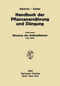 Cover: D&uuml;ngung der Kulturpflanzen - Springer