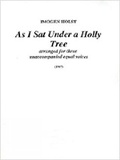 Cover: As I Sat Under a Holly Tree - Faber Music Ltd