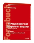 Cover: Vertragsmuster und Beispiele f&uuml;r Eingaben - Manz