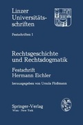 Cover: Rechtsgeschichte und Rechtsdogmatik. - Springer