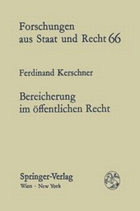 Abbildung von: Bereicherung im öffentlichen Recht - Springer