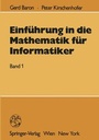 Cover: Einf&uuml;hrung in die Mathematik f&uuml;r Informatiker - Springer