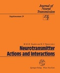 Cover: Neurotransmitter Actions and Interactions - Springer