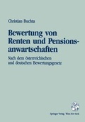 Cover: Bewertung von Renten und Pensionsanwartschaften - Springer