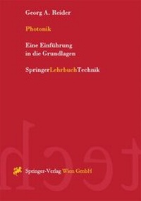 Enlarge image Cover: Photonik - Springer