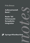 Cover: Aussenwirtschaft. Band 1 - Springer