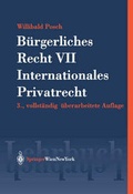 Cover: B&uuml;rgerliches Recht VII. Internationales Privatrecht - Springer