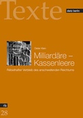 Cover: Milliard&auml;re - Kassenleere - Dietz