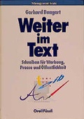Cover: Weiter im Text - Orell F&uuml;ssli Verlag
