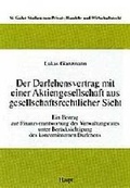 Cover: Der Darlehensvertrag mit einer Aktiengesellschaft aus gesellschaftlicher Sicht - Haupt Verlag