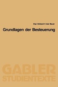 Cover: Grundlagen der Besteuerung - Betriebswirtschaftlicher Verlag Gabler