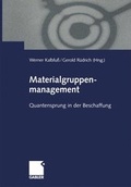 Cover: Materialgruppenmanagement - Springer Gabler