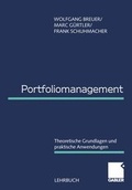 Cover: Portfoliomanagement - Springer Gabler