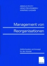Abbildung von: Management von Reorganisationen - Springer Gabler