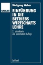 Cover: Einführung in die Betriebswirtschaftslehre - Betriebswirtschaftlicher Verlag Gabler