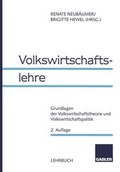 Cover: Volkswirtschaftslehre - Springer Gabler