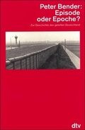 Cover: Episode oder Epoche? - dtv