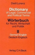 Cover: W&ouml;rterbuch f&uuml;r Recht, Wirtschaft und Politik. Mit erl&auml;uternden und... - C.H.BECK
