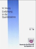 Cover: Einf&uuml;hrung in die Qualit&auml;tslehre - DIN Media