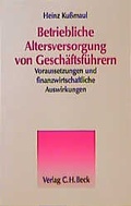 Cover: Betriebliche Altersversorgung von Gesch&auml;ftsf&uuml;hrern - C.H.BECK