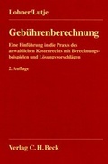 Cover: Geb&uuml;hrenberechnung - C.H.BECK