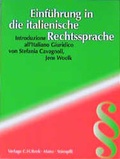 Cover: Einf&uuml;hrung in die italienische Rechtssprache /Introduzione all'Italiano Guiridico - C.H.BECK