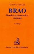 Cover: Bundesrechtsanwaltsordnung (BRAO) - C.H.BECK