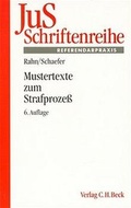 Cover: Mustertexte zum Strafprozess - C.H.BECK