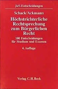 Cover: H&ouml;chstrichterliche Rechtsprechung zum B&uuml;rgerlichen Recht - C.H.BECK