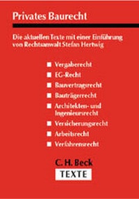 Enlarge image Cover: Privates Baurecht - C.H.BECK